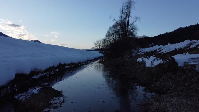 Gew&auml;sser im Winter