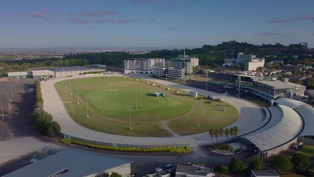 Aerial: Alexandra Park Raceway, Auckland, New Zealand