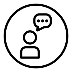 Speaker Flat Icon Isolated On White Background