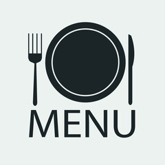 Menu vector icon illustration sign 