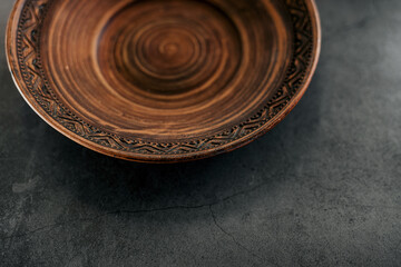 traditional clay plate