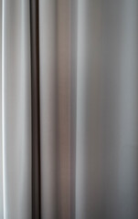 gray fabric curtain