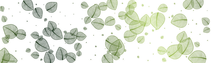Beautiful background with leaves. Vector illustration.