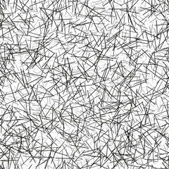 Obraz premium Abstract seamless pattern monochrome geometric elements. Vector illustration.