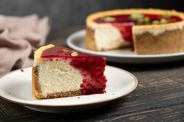 
Cherry cheesecake