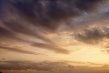沖縄県宮古島　冬の夕景　マジックアワー