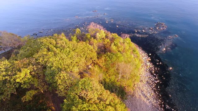 Above the bay