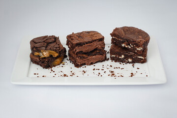 chocolate cake on plate