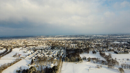 snow covered fields