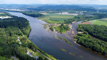 Fototapeta premium view of the river