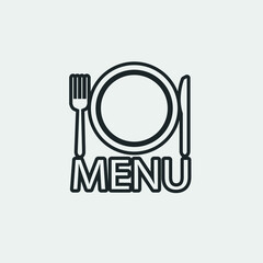 Menu vector icon