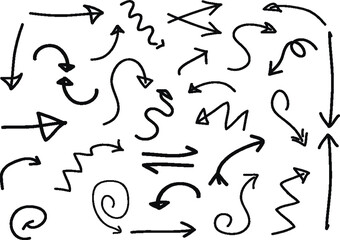 Arrow vector collection. Arrow. Cursor. Modern simple arrows. Vector illustration