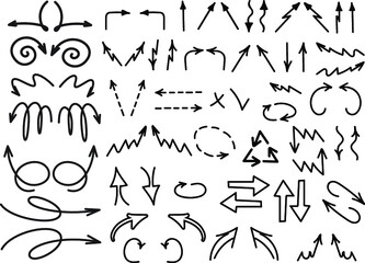 Arrow vector collection. Arrow. Cursor. Modern simple arrows. Vector illustration