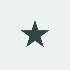 star vector icon illustration sign 