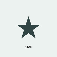 star vector icon illustration sign 