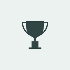 trophy vector icon illustration sign 