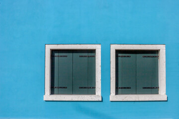 Fenster, Burano, Venedig
