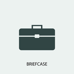 briefcase vector icon illustration sign