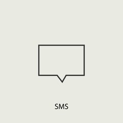 Fototapeta premium message vector icon illustration sign 