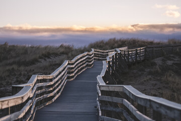 Boardwalk to beach