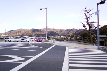 宇治橋西岸地点