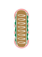 Wurstbrot Salat Sandwicht 