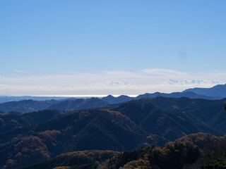 Fototapeta na wymiar 高尾山から見える風景