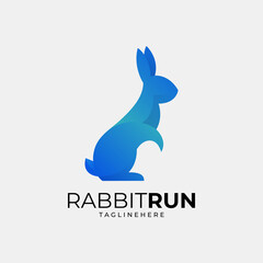Fototapeta premium Rabbit logo template