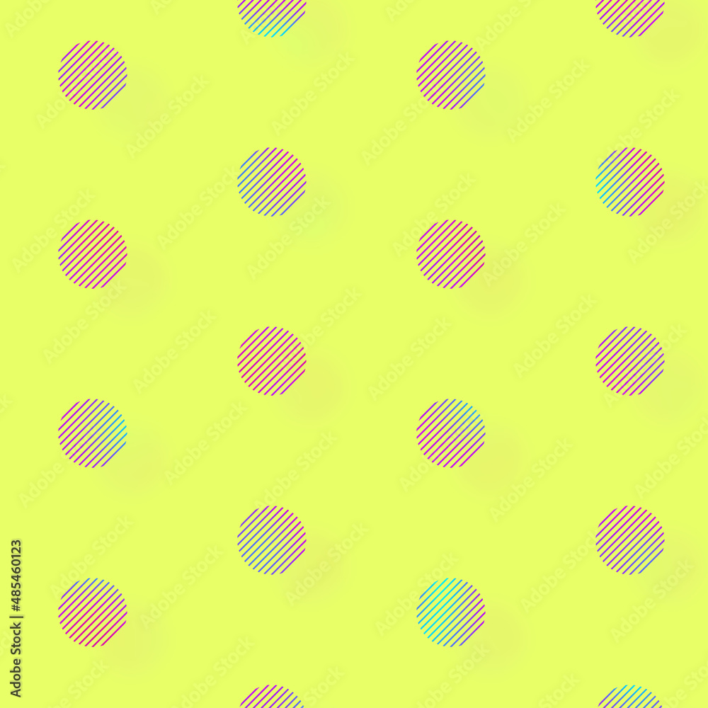 Poster pattern of geometric shapes in vibrant gradient holographic neon colors. retro, memphis 80s 90s styl