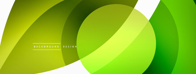 Creative geometric wallpaper. Minimal abstract background. Circle wave and round shapes composition vector illustration for wallpaper banner background or landing page