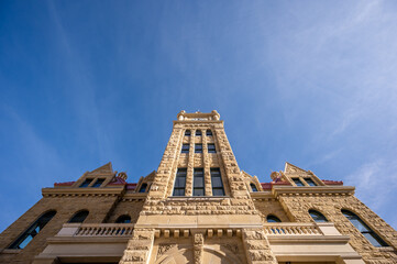  Exterior facade of Calgary's old City Hall.