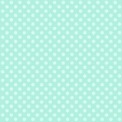 手描きラフ水玉【中】の背景素材(水色)