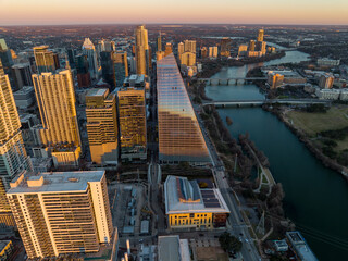 Austin Downtown Drone Shots