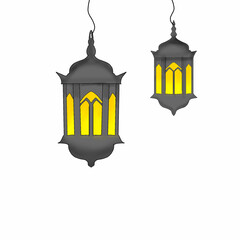 illustration vector grpahic of lantern icon.good for lighting,etc.