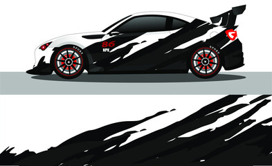 car wrap abstract racing graphic background for vinyl wrap and stickers