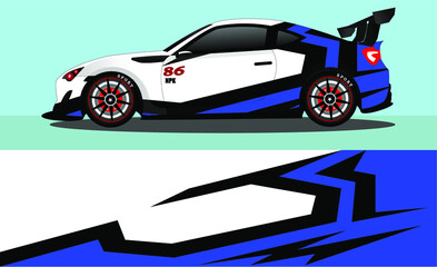 car wrap abstract racing graphic background for vinyl wrap and stickers