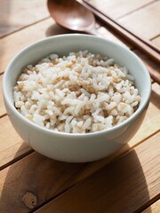 아시아 음식 보리밥, 식사