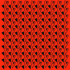 pattern with hearts