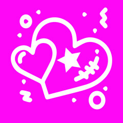 background with hearts