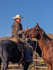 Fototapeta premium Wyoming Cowgirl