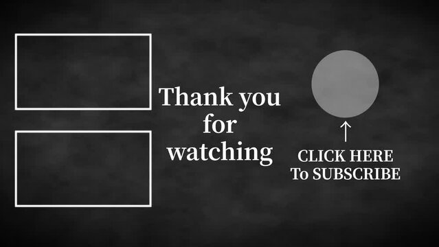 白煙　CG　YouTube　エンドカード　終了画面　エンディング　モーショングラフィクス