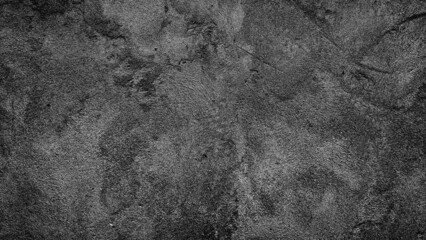 Fototapeta na wymiar dark black abstract cement concrete wall texture background