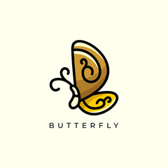 Letter B For Butterfly Logo Design