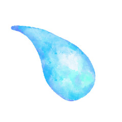 雨　雫　天気　水彩　傘　てるてる坊主　曇