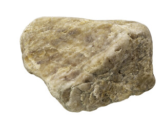 Stone  natural rock isolated on white with clipping can use for mock up,advertise