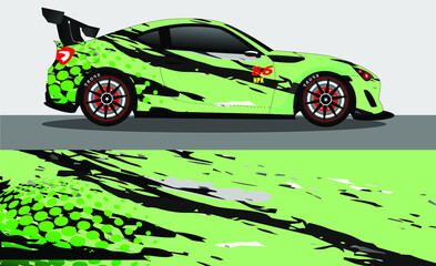 car wrap abstract racing graphic background for vinyl wrap and stickers