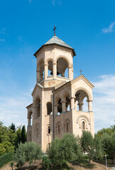 Fototapeta premium old building. ancient fortress temple. old church in the mountains.