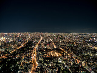 大都会大阪の夜景