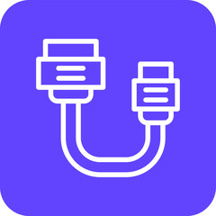 Sata Cable Vector Icon Design Illustration