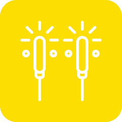 Sparkler Vector Icon Design Illustration